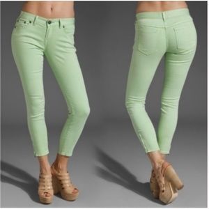 Free People Millennium Skinny Zipper Ankle Jean